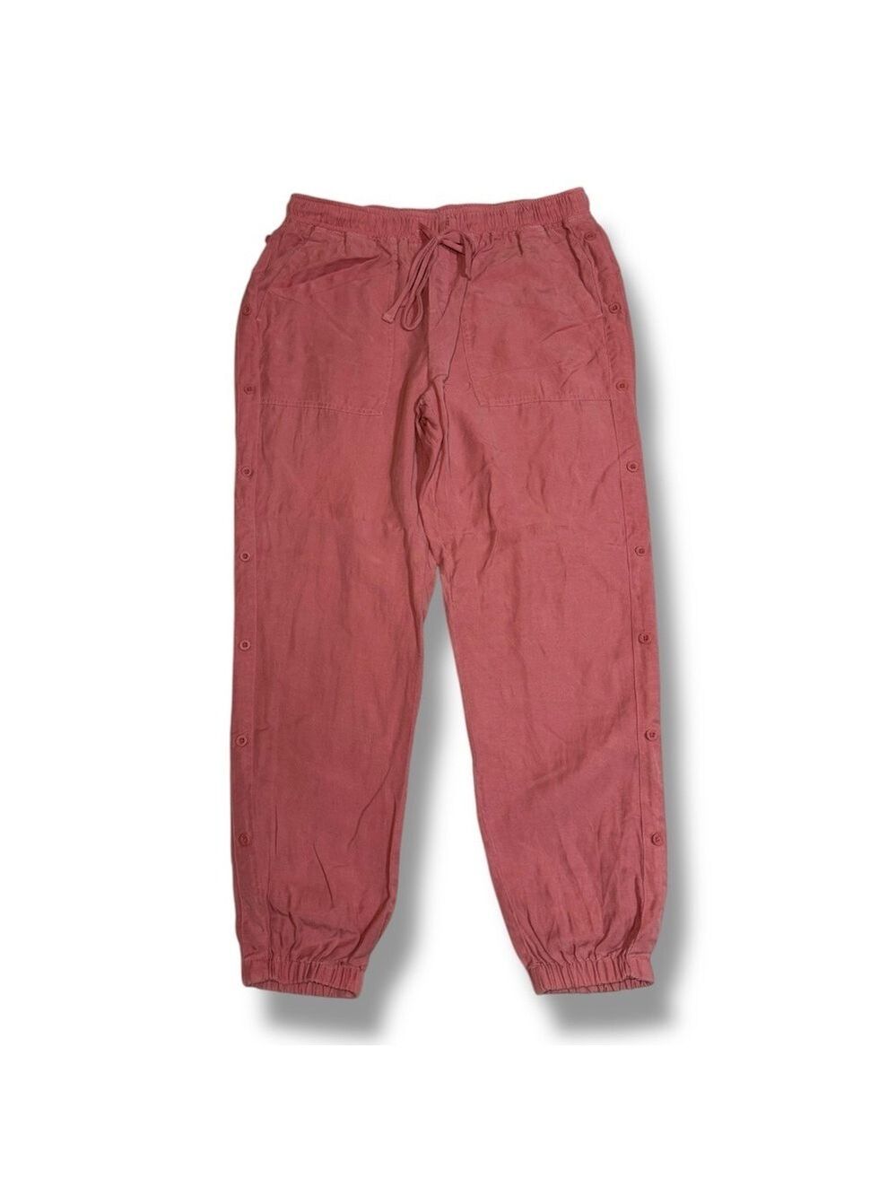 Cloth & Stone Women’s Button Detail Joggers Rose Size Xs
